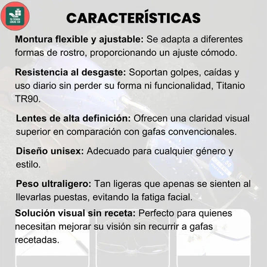 GAFAS TR90 PRO TITANIUM COMPRA 1 Y LLEVE 2 + SOLO PAGAS CUANDO RECEBES EL PRODUCTO 🚚